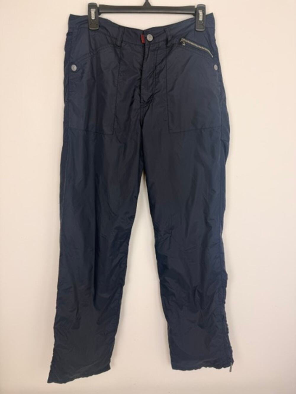 Vintage Unionbay Womens 90s Y2K Lightweight Utility Zip Cargo Navy Blue Pants 9